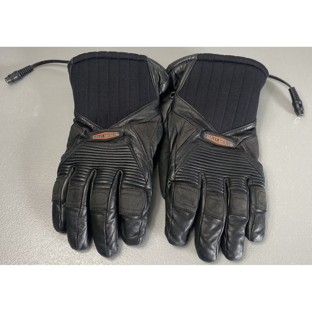 Harley Davidson Electric Warming Gloves Leather Size XL Thermolite